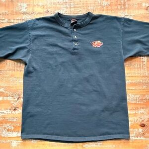 Vintage 90’s Harley Davidson Henley Shirt